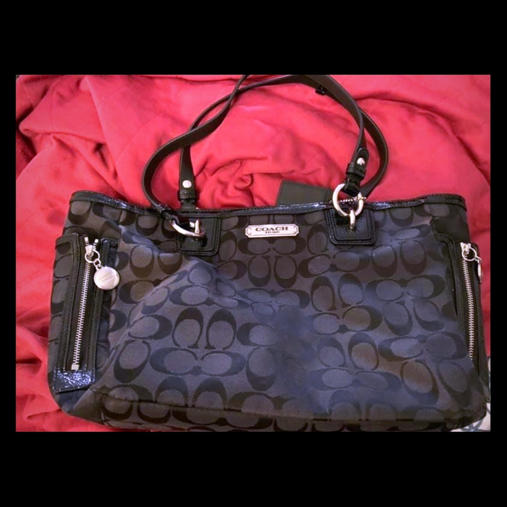 Coach canvas purse